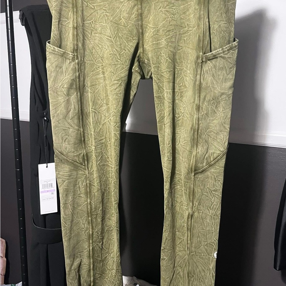 lululemon athletica Textured Green Cargo Pants